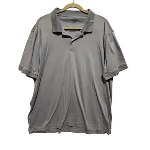UNTUCKit Mens X Large Baby Blue‎ Polo Shirt Golf Preppy Comfort Business Casual